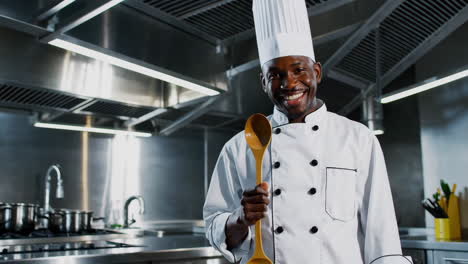 professional chef in kitchen