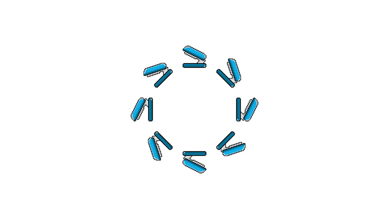 Pixel Art Stapler Spinning Circle Animated Overlay Transparent 30fps (2)