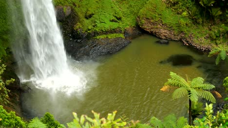 bridal veil cascade: close-up from the top captures the mesmerizing beauty of the falls