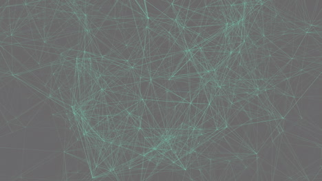 animation of network of connections over dark background