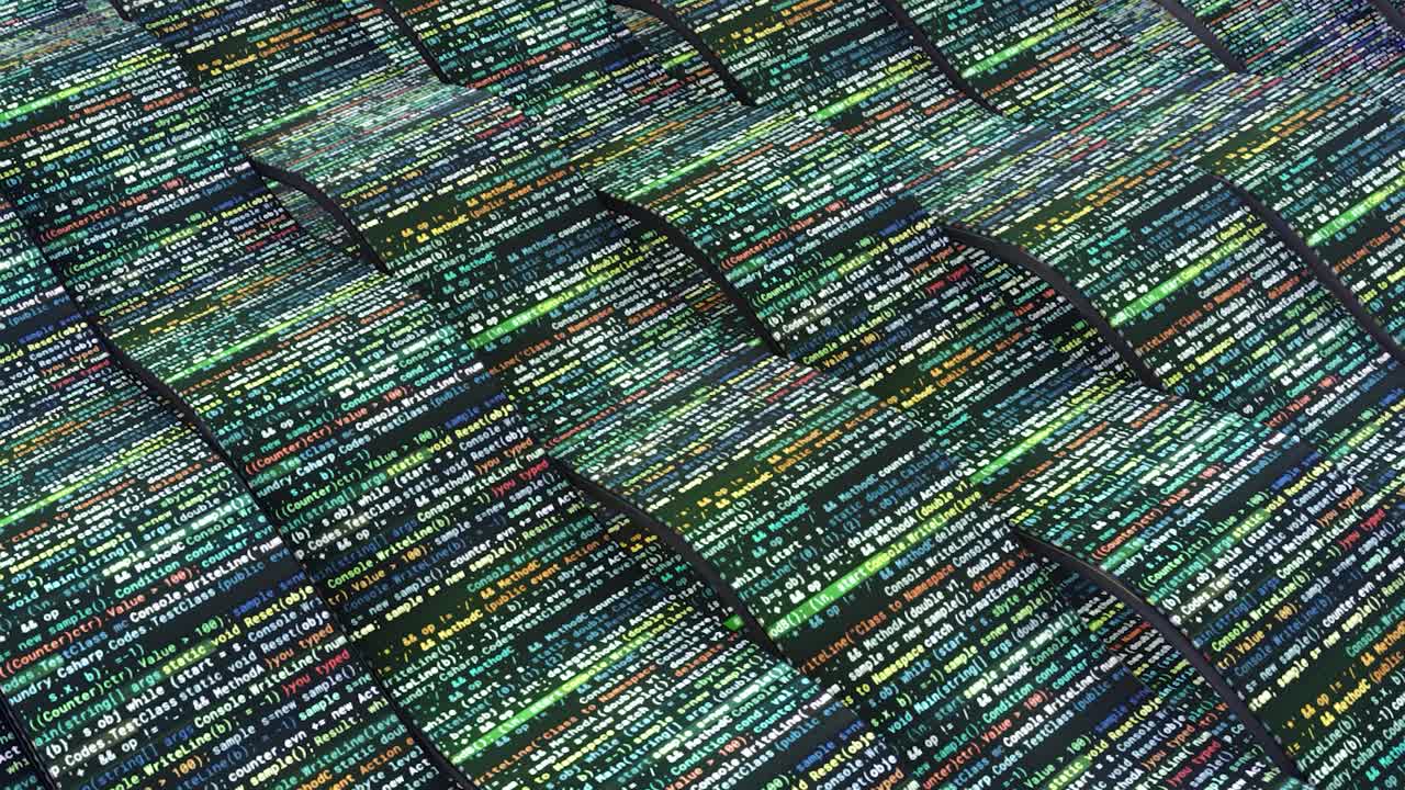 imagen abstracta de un código informático