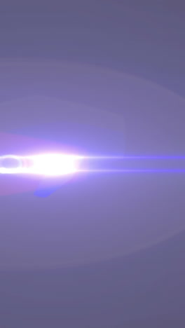 animación del foco con destello de la lente y haces de luz que se mueven sobre un fondo oscuro