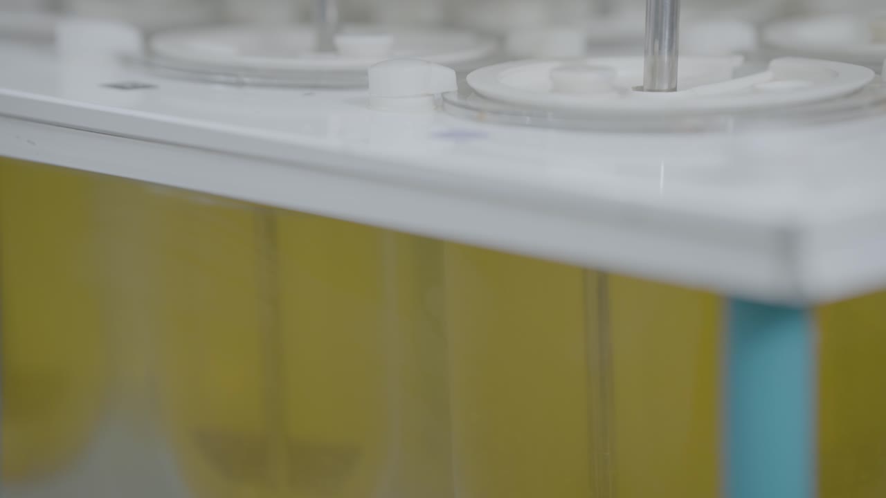 Medical Tables quality check when dissolved in liquid.