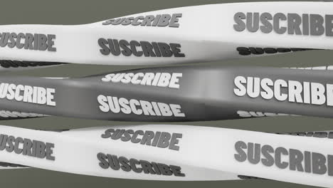 diseño de suscripción abstracto