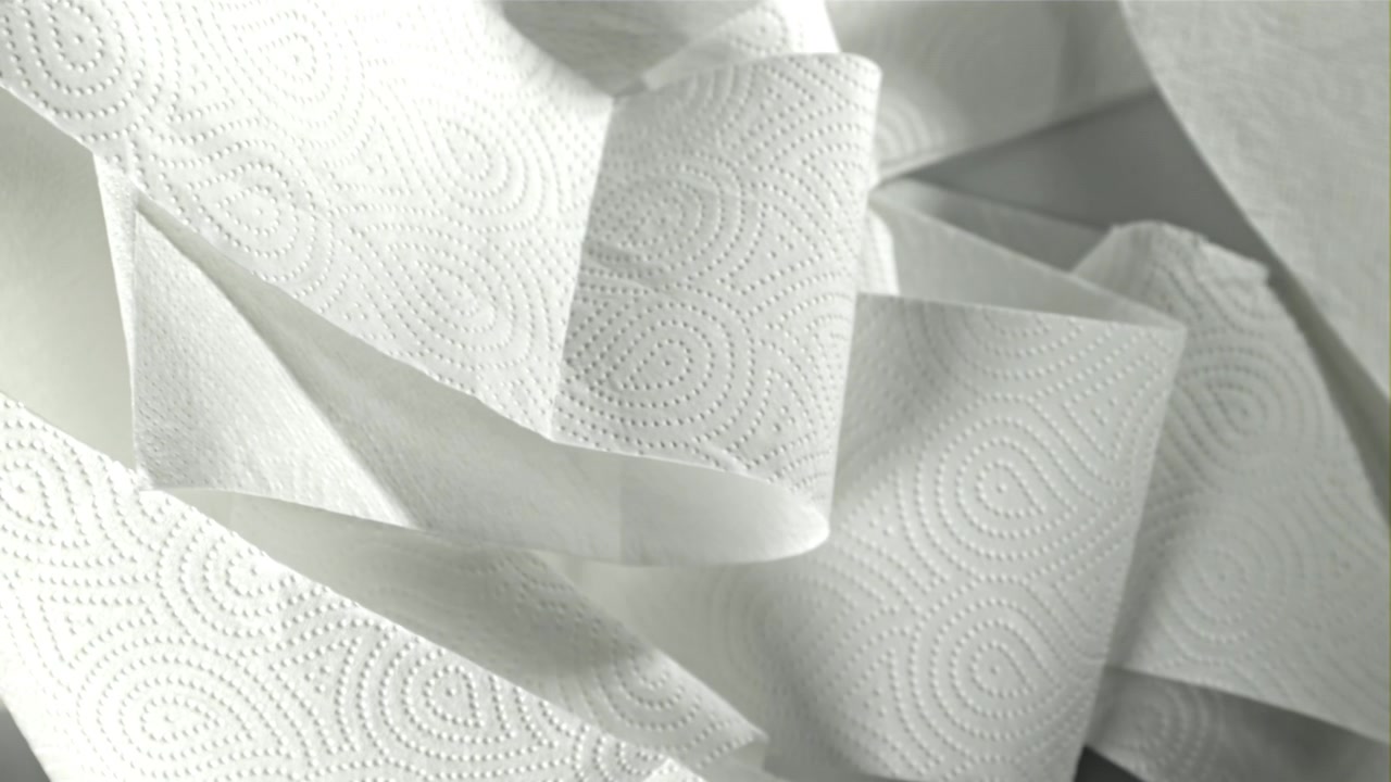 White Paper Towel Texture with Slow Zoom Out
