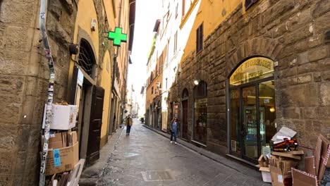 a walk down a charming, narrow street