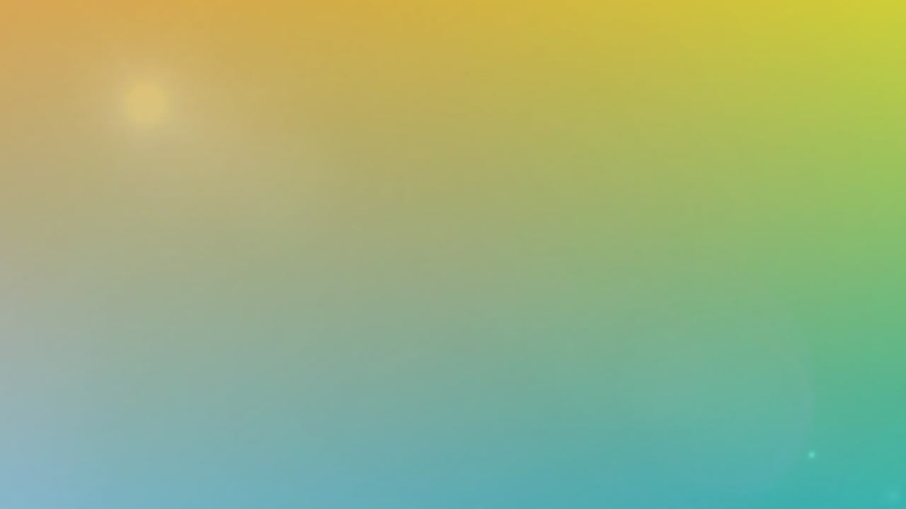 animación de puntos de luz sobre un fondo de colores