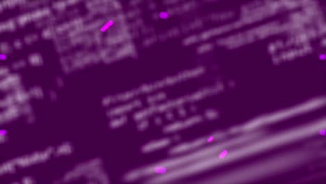 animación del escaneo del alcance sobre el procesamiento de datos y líneas azules sobre fondo negro