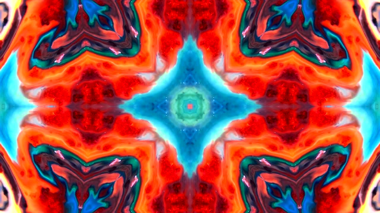 patrón de color explosión decorativa movimiento de fondo caleidoscopio