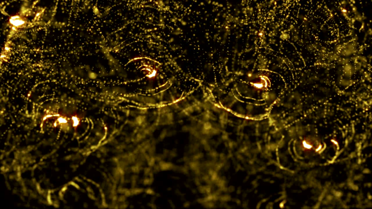 Gold Intro Glittering particles sparkle seamless