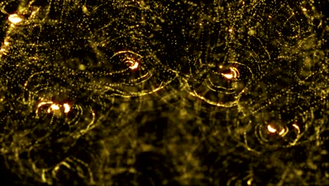 gold intro glittering particles sparkle seamless