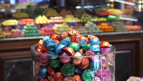 turkish style festive sugar. holiday candy.