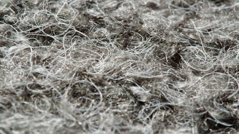 Close-up view of a gray fabric texture