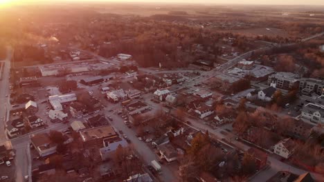 High-altitude-dolly-pan-of-Manotick-in-Ottawa