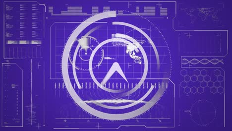 reloj analógico e interfaz digital