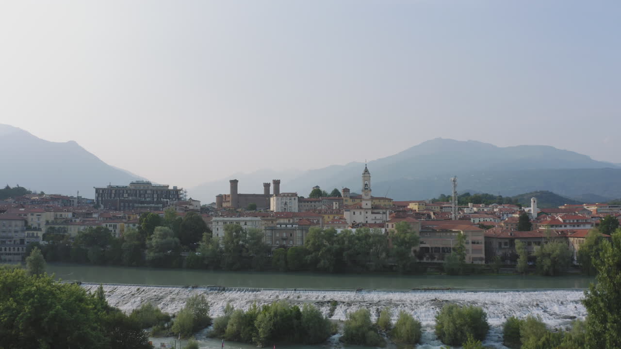 Inquadratura rivelatrice con drone di Ivrea