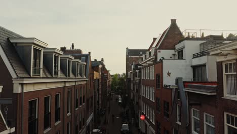 vista de la calle de la ciudad de ámsterdam