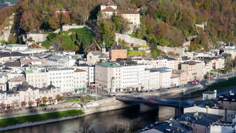 Salzburg-Skyline:-Autumn-Day-&-River