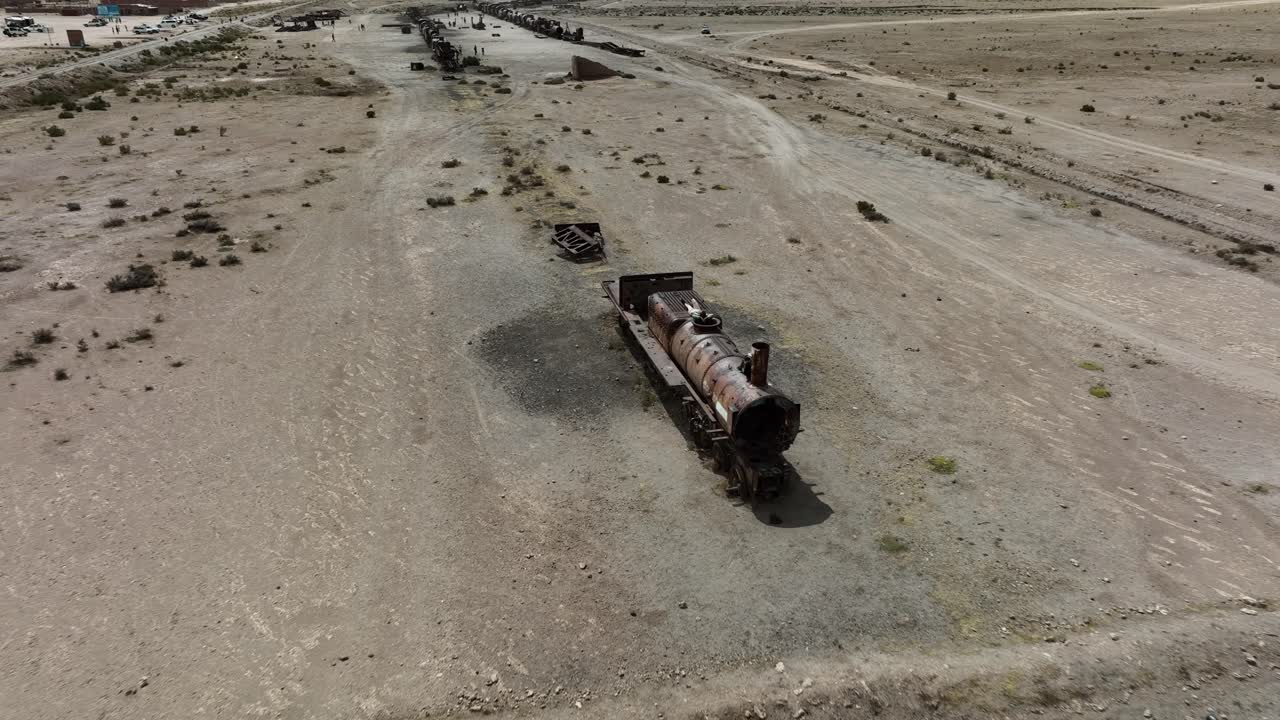 볼리비아 우유니 지방 살라르 데 우유니 기차 묘지