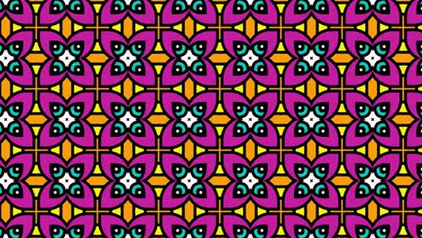 seamless, geométrico, negro, rojo, blanco, y, azul, patrón, en, movimiento deslizante
