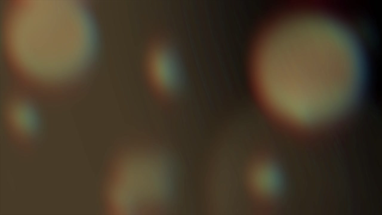 Abstrakt Bokeh Lysoverlay med Kromatisk Aberration