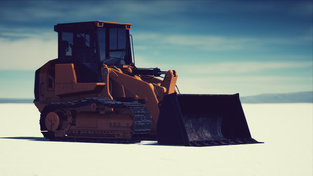 소금 사막 도로 에 있는 도로 등급 기계