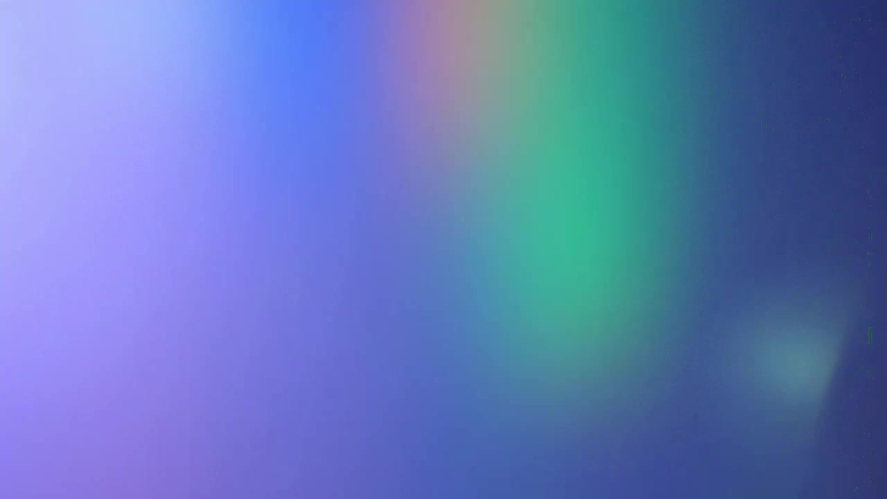 Transición abstracta de fuga de luz y destello de lente con degradado colorido