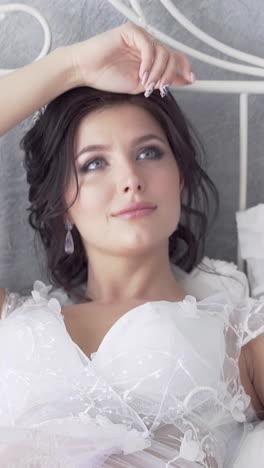 bride in wedding dress