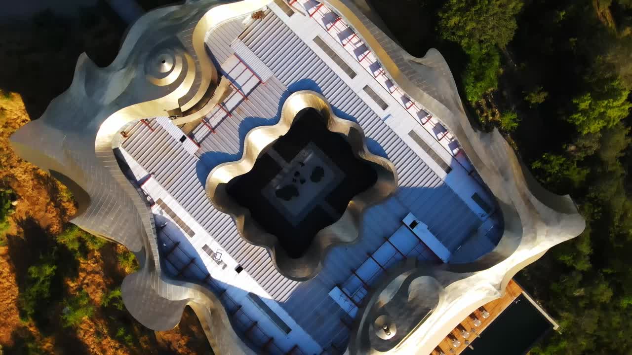 vik hote, millahue, 칠레의 공중 샷