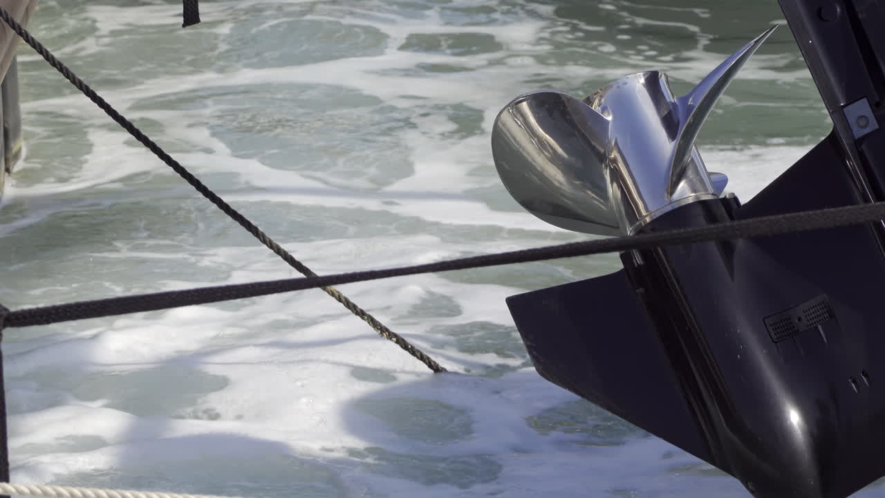 Close up of boats docked in the port Vauban in Antibes, France