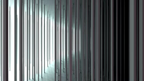 abstract gray architecture background. tunnel animation. video is looped