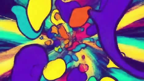 a vibrant abstract journey through color: captivating animation of shapes swirling in a kaleidoscope of patterns