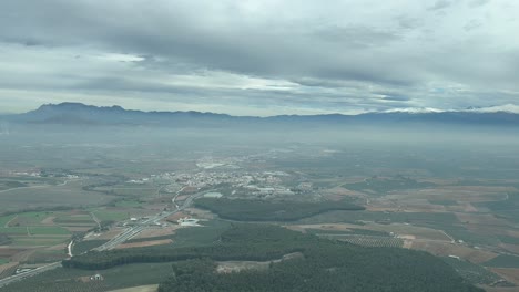 Approaching-to-Granada-Airport,-Spain