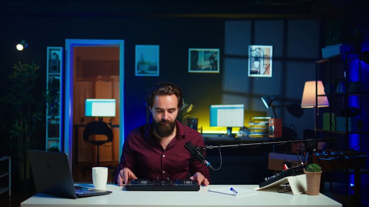 Tech guru filma la recensione tecnologica del nuovo DJ controller rilasciato
