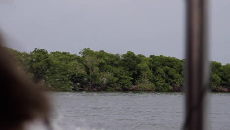 Waves-Pass-by-Boat-in-Cartagena-Colombia