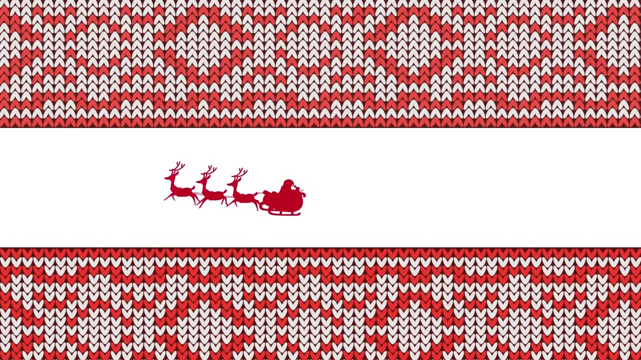 산타클로스의 실루 ⁇ 의 디지털 애니메이션은 전통에 반하여 사 ⁇ 에 의해 끌리고 있습니다.