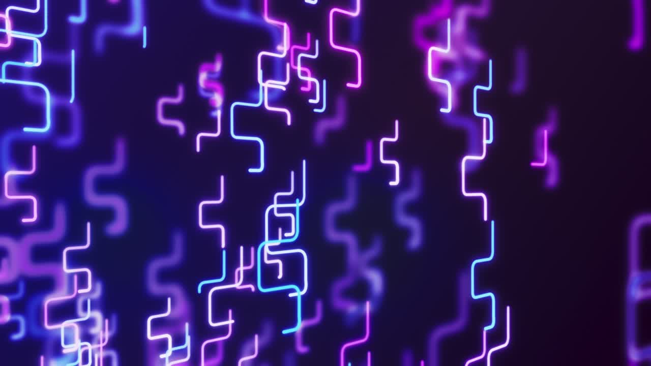 Futuristic Circuit Graphic Animation Background. Digital grid.