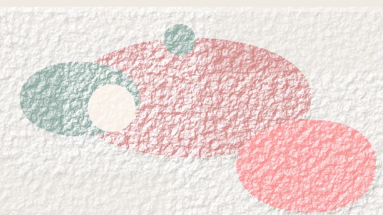 Abstract Animation of Moving Pastel Colored Circles on Textured Background