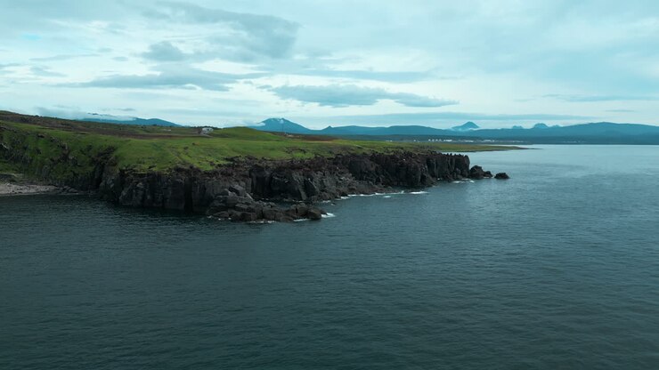 Coastal Landscape with Dramatic Cliffs and Ocean
