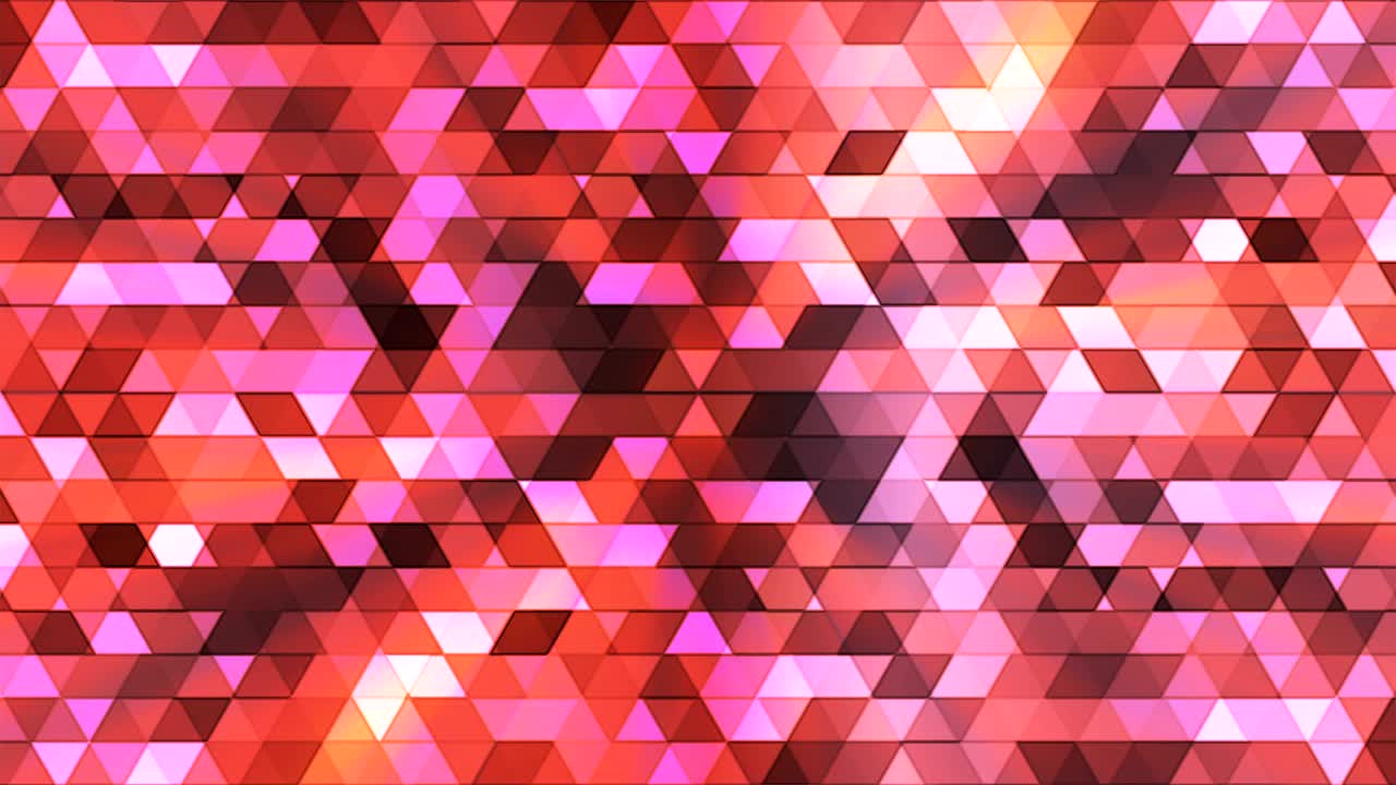 transmisión de polígono parpadeante triángulos de alta tecnología, multicolor, abstracto