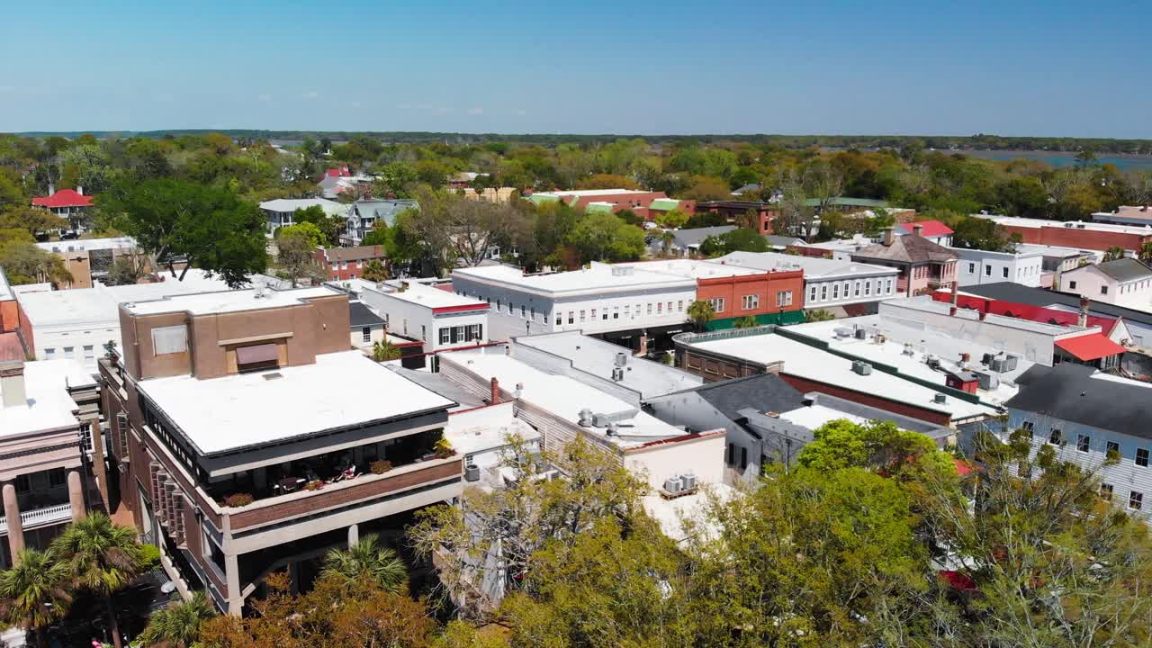 área residencial de charleston, la ciudad más grande de u