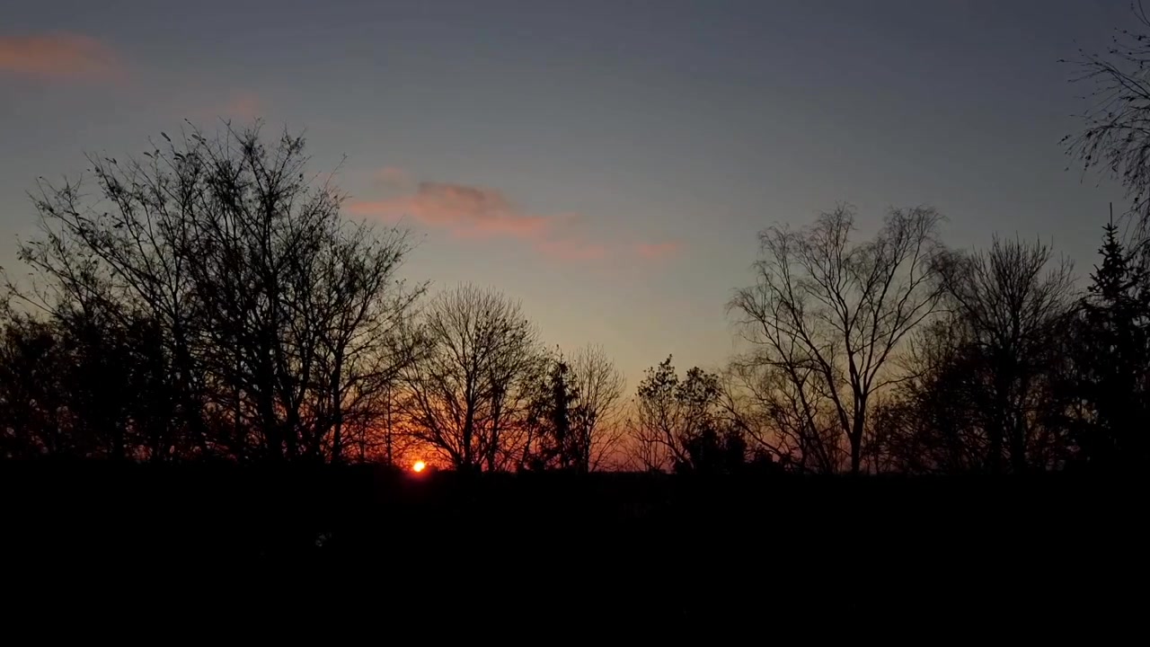 Sonnenuntergang über der Stadt