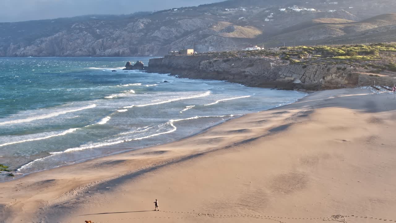 Exploring the coastline near the beach in Portugal during daytime