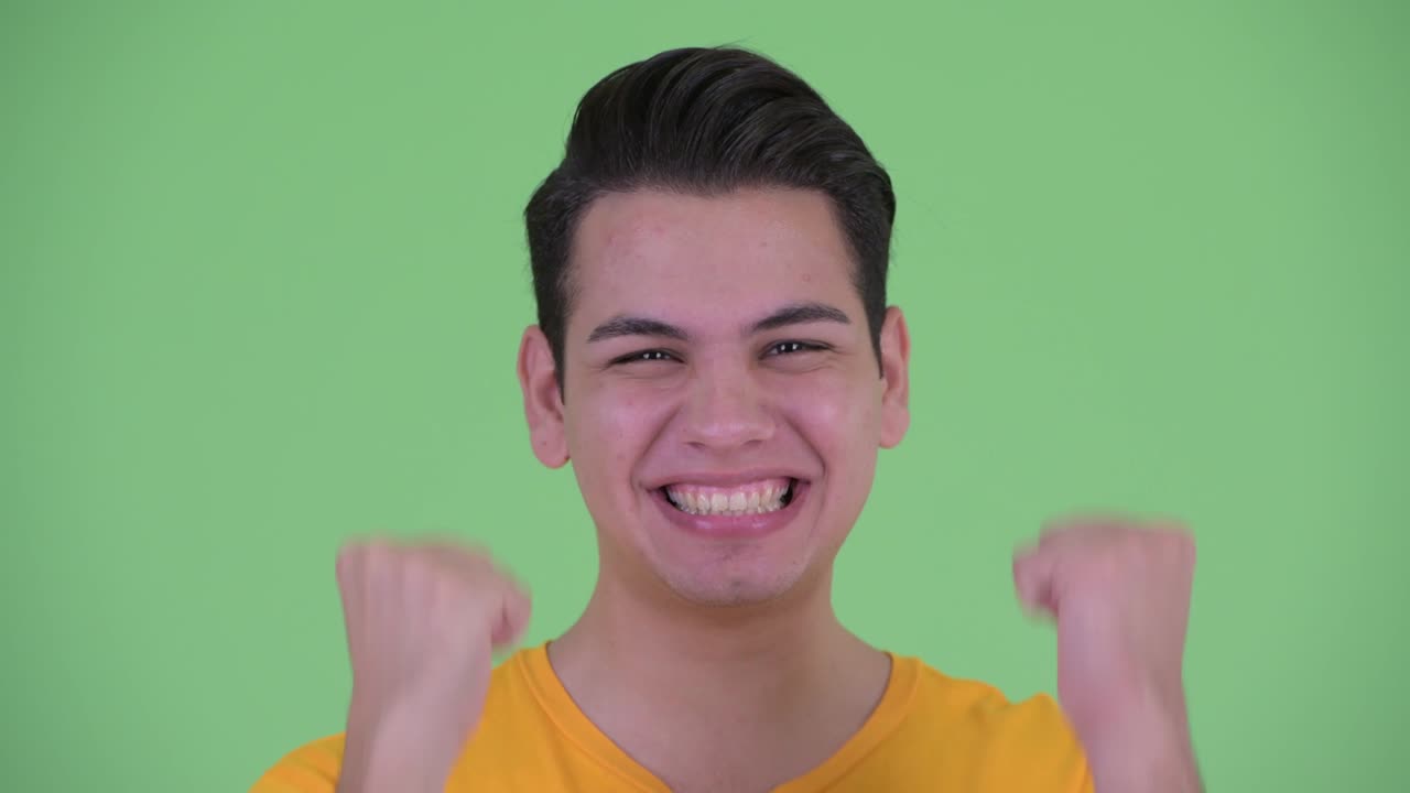 젊은 잘생긴 다민족 남자