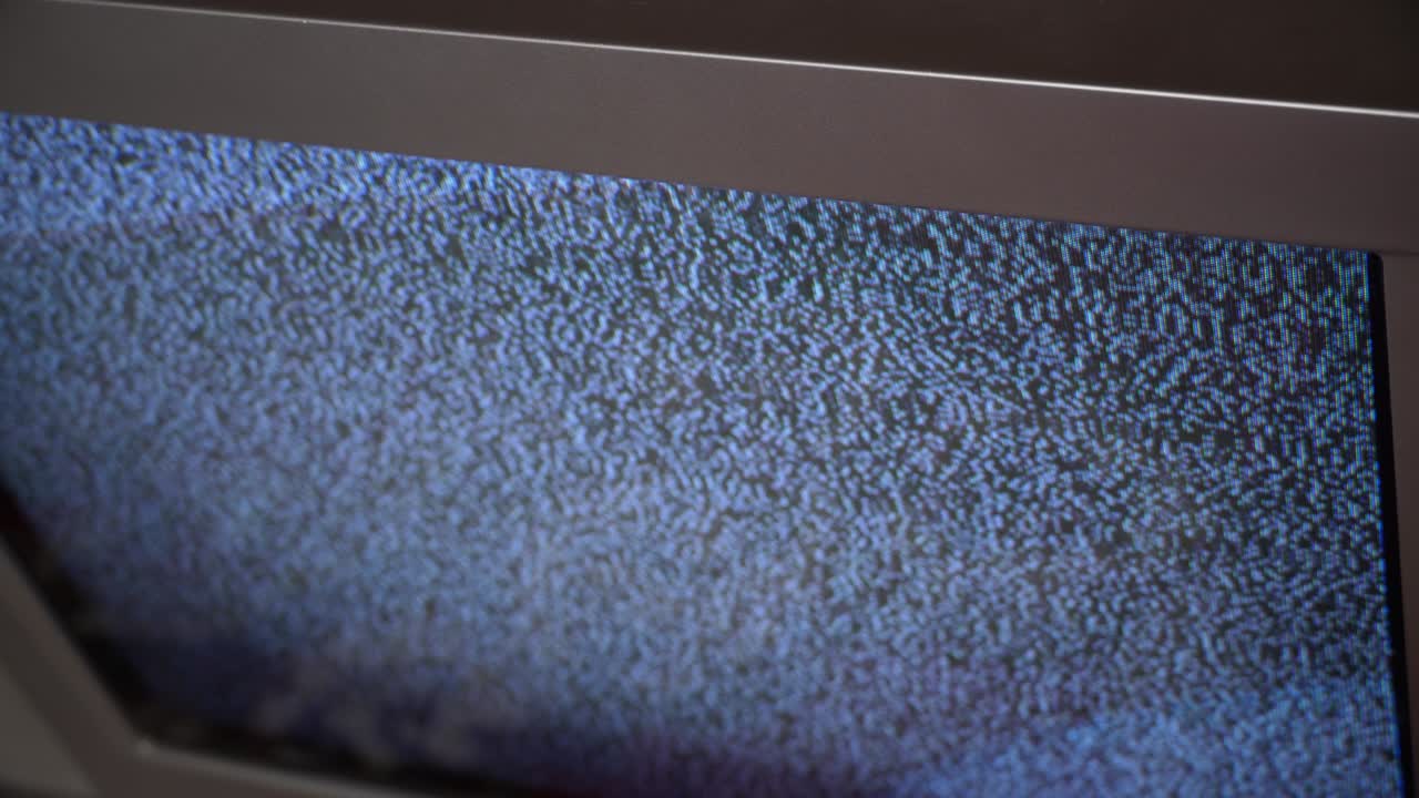 ruido abstracto de la televisión analógica