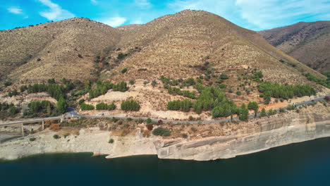 canales swamp surrounded by mountains with water and trees