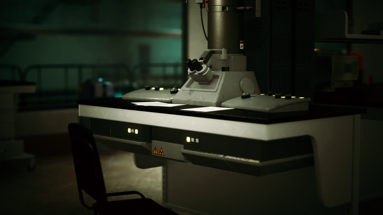 пустая комната управления электростанцией