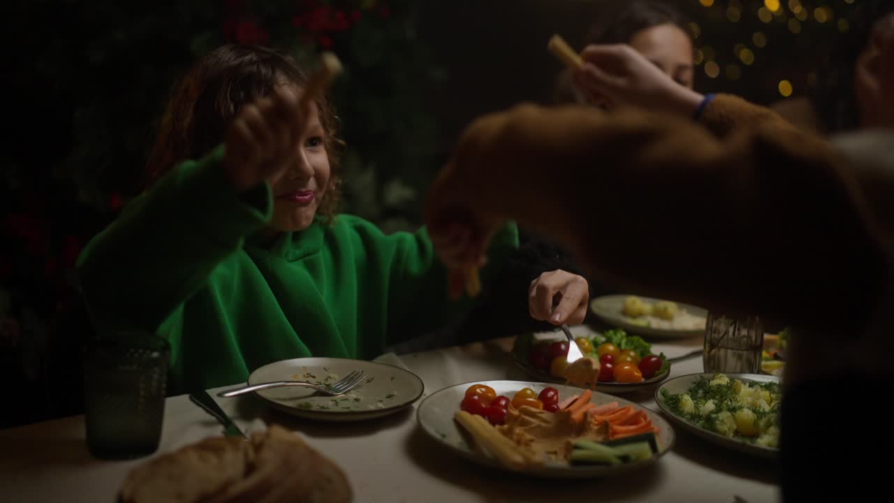 Family Dinner with Children