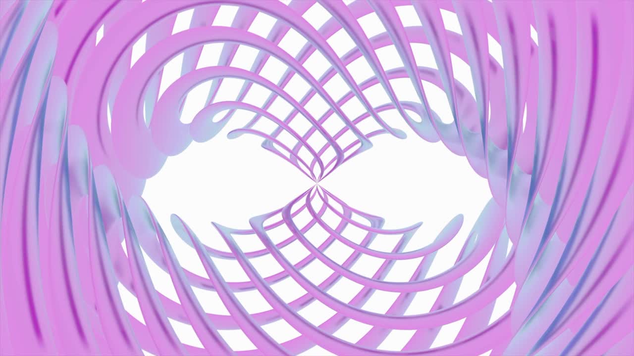 추상적인 3d 기하학적 패턴, 보라색과 파란색