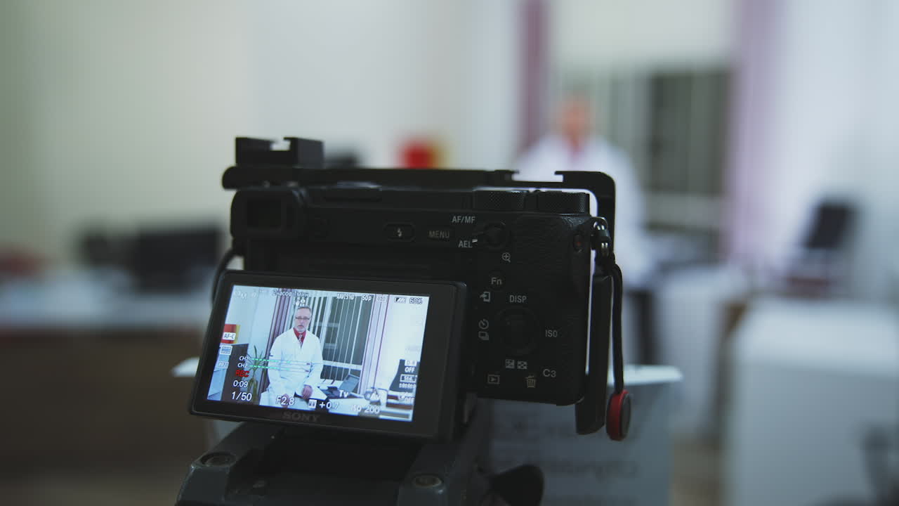 Doctor medical online call. Online medical communication with patient